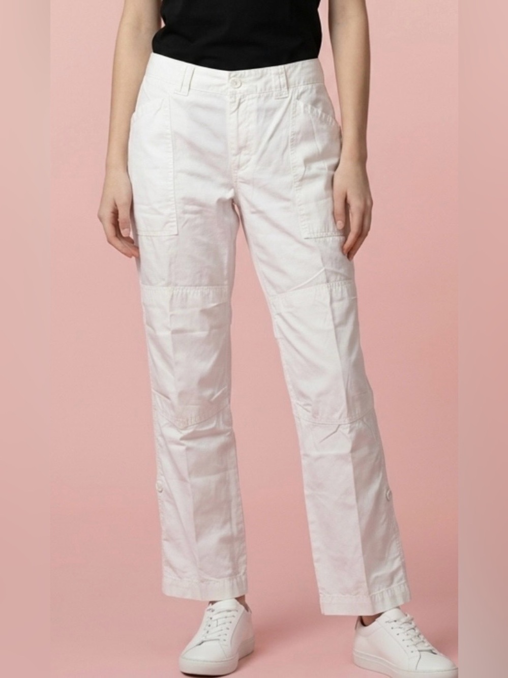 J. CREW City Fit Women’s White Straight Leg Pants